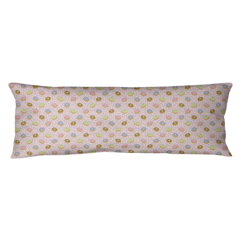 Coussin lombaire, Bourre en polyester, Molleton moelleux, Rose