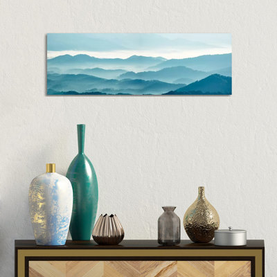 Misty Mountains X by James McLoughlin - Wrapped Canvas Panoramic Print