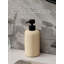 Distributeur de savon 340 ml 11 oz, 2 pièces luxueux bocal à mains, distributeur de savon, bouteilles de pompe à savon en travertin pour comptoir de salle de bain-2067405707