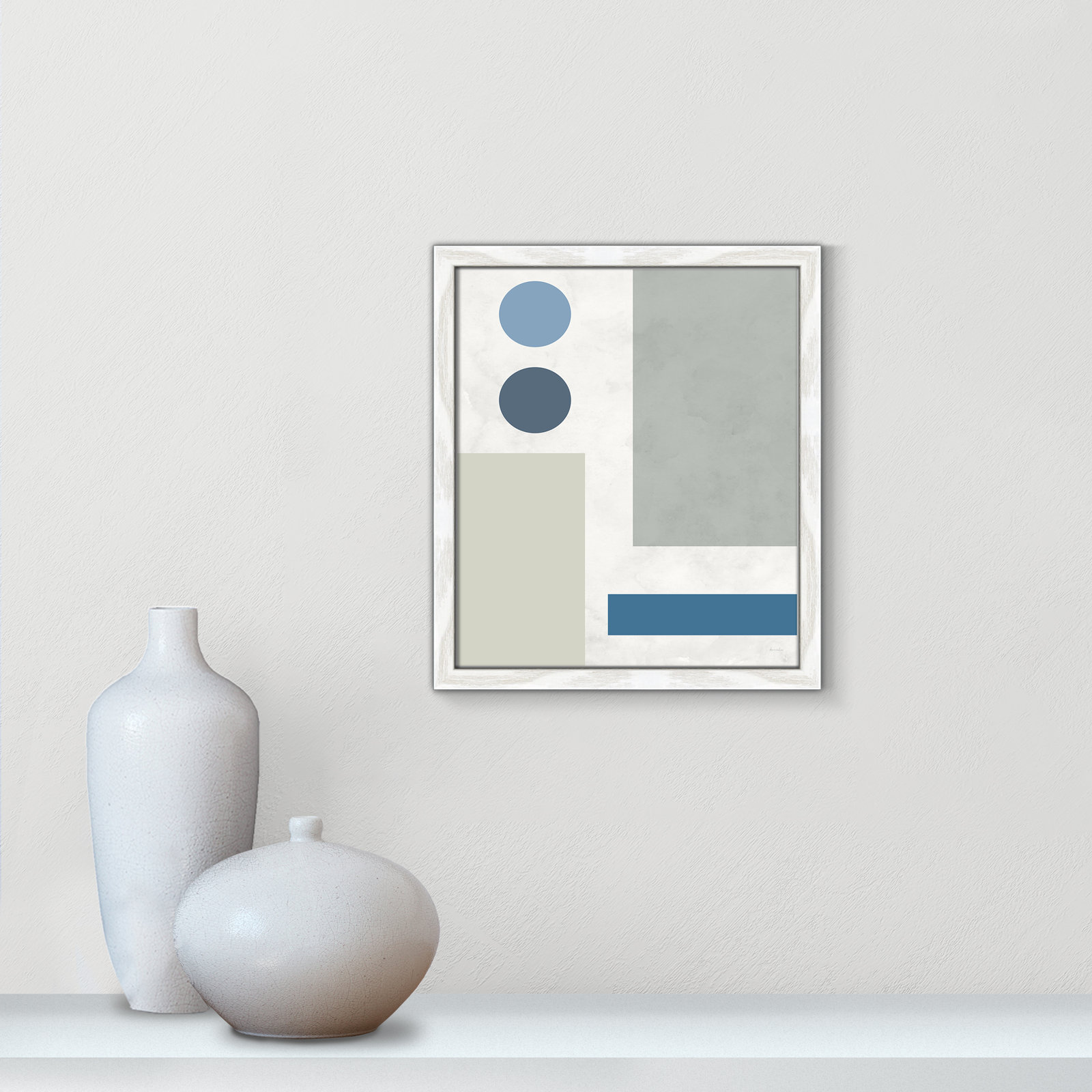 Stars Align I Print, 13" W x 15" H , White Framed