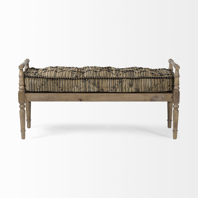 Banc recouverts de tissu d'ameublement