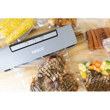 Nesco VS-02 Vacuum Sealer Value Pack with 4- 11 inch x 20' Rolls (Holiday discount)