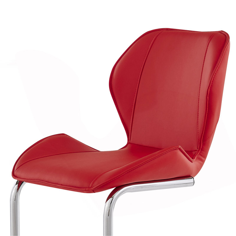 Tabourets de bar 4PC confortables et élégants pour une expérience de détente, Rouge