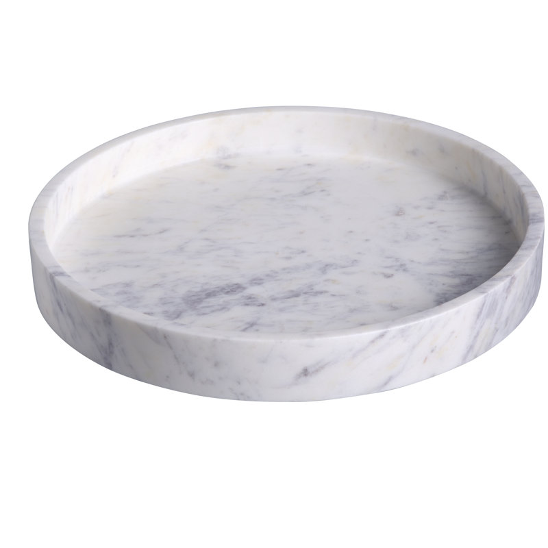 Matheson Marble Tray, 1.5" H x 12" W x 12" D