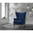 Calcott Velvet Wingback Chair-692444357