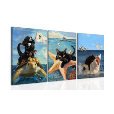 3 Piece Wrapped Canvas Print