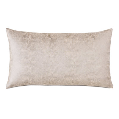 Housse et insert de coussin décoratif en fausse peau de serpent Teryn