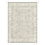 Tapis oriental beige lavable à la machine avec envers antidérapant-131201397