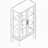 Doors Curio Cabinet With Tempered Glass Doors, Curio Cabinets With Mirrored Back Panel And Adjustable Shelves, Ed Display Cabinet  Home, Office  Bulb Included