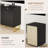 Modern Buffet Sideboard with Herringbone Doors and Shelf Wood Credenza Console Cabinet-1764134586