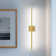 28.3'' Timer LED Flush Mounted Sconces, 6000K Wallchiere Battery Operated