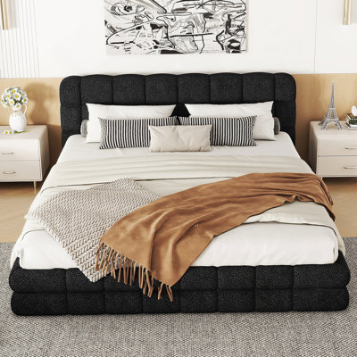 Queen Upholstered Platform Bed