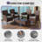 6-Piece Wicker Patio Conversation Set with Cushions — Flexible Mix-and-Match Seating for Small Outdoor Spaces-1843936032-1843936047