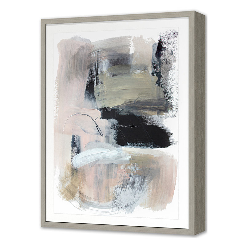 Subtle Gestures 1 Print by Bainbridge, Hope, Gray Single Picture Framed, 30'' H x 22'' W