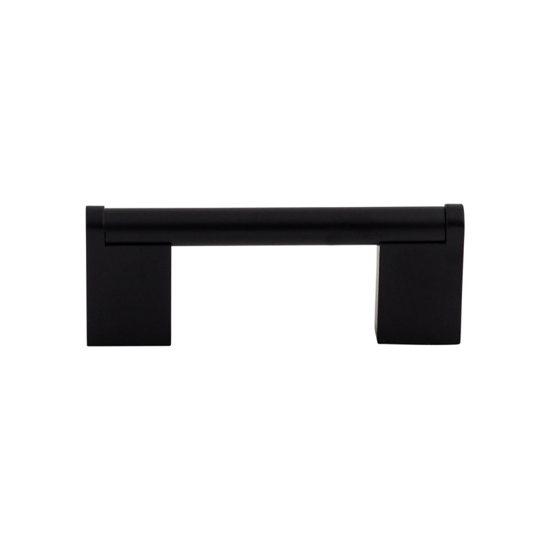 Princetonian Bar Pull, Flat Black, 3" Center to Center