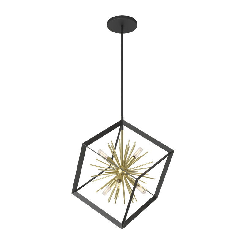 Lustre géométrique à 6 lumières Lorola