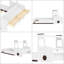 Adorable lit simple en forme de voiture avec tiroirs de rangement et bureau - Mobilier de chambre d'enfant amusant et fonctionnel en blanc-2111765738