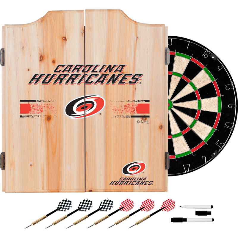 Ensemble de jeu de fléchettes NHL Logo, Carolina Hurricanes