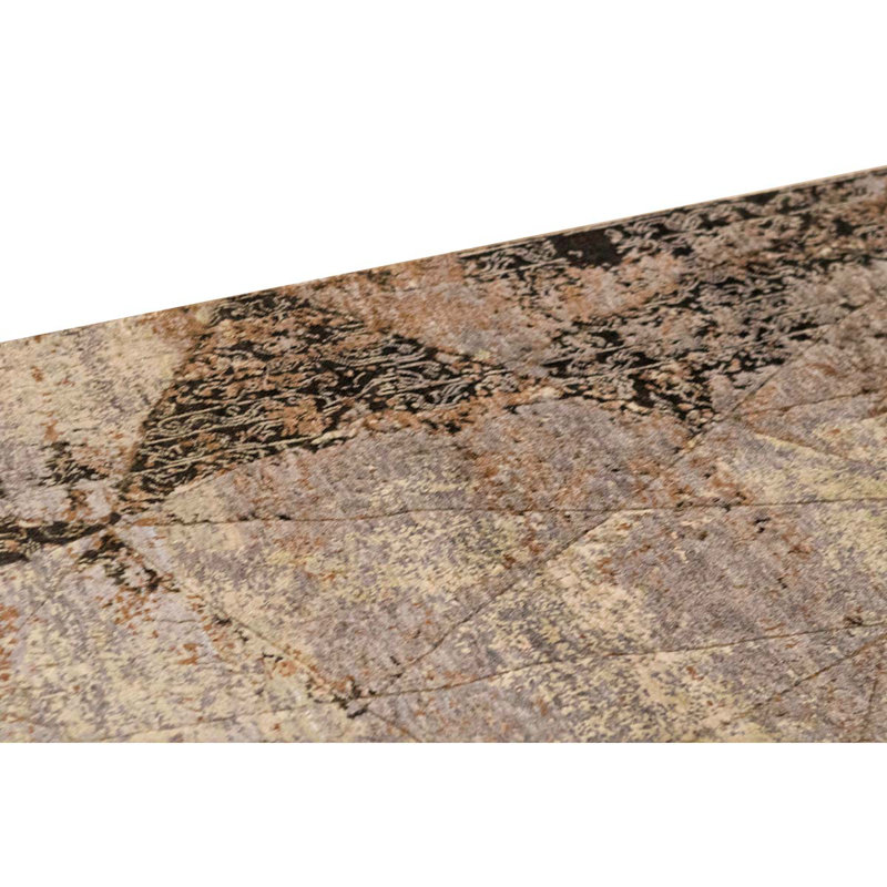 Abstract Area Rug in Brown