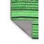 Tapis lavables à la machine à motif abstrait vert émeraude 2296-1606851609
