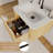 24" Wall Mounted Floating Single Bathroom Vanity with Ceramic Top-2005165944-2005943076