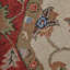 Tapis écologiques en laine touffetée à la main Sanna - octogone, couleur rouge-beige, design moderne contemporain, tapis antidérapants faits à la main épais pour le salon, la chambre à coucher-794612225-798833167