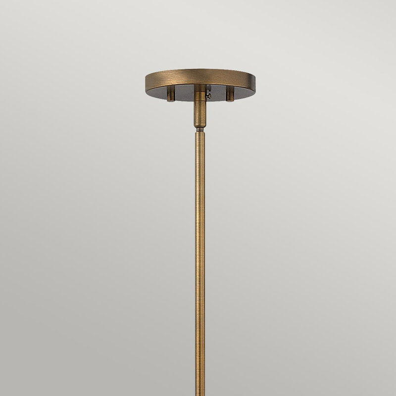 Poulan 1 - Light Bronze Geometric Pendant