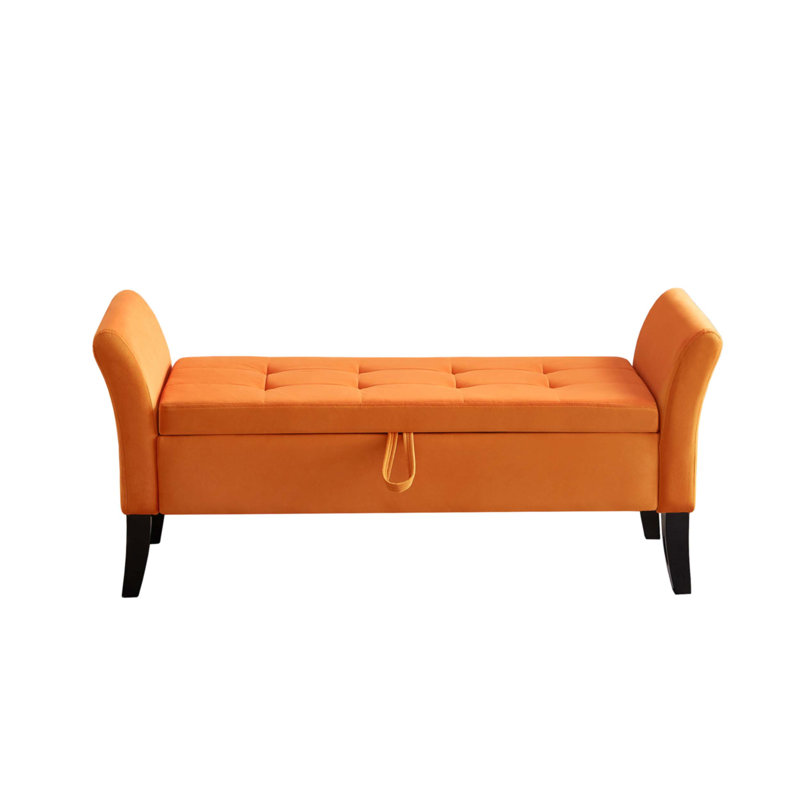 Banc de lit 51,5 po, Orange