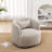Jaydin 34" Wide Boucle Upholstered Swivel Armchair-1980456829
