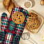 Fourre-tout en coton rustique à motif tartan rustique