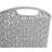 Whitmor Link Stitch Small Resin Form Shelf Tote - Flint Grey-92437817-92437816