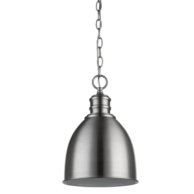 Dollard 1 - Light Single Pendant, Satin Nickel