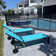 Purple Leaf 74.02'' Long Reclining Chaise Lounge Set With Table