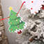 Guirlande de Noël avec 4 drapeaux suspendus