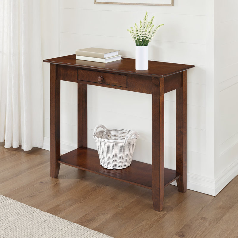Carbin 31.5'' Console Table, Expresso, 30" H x 31.5" W x 14" D