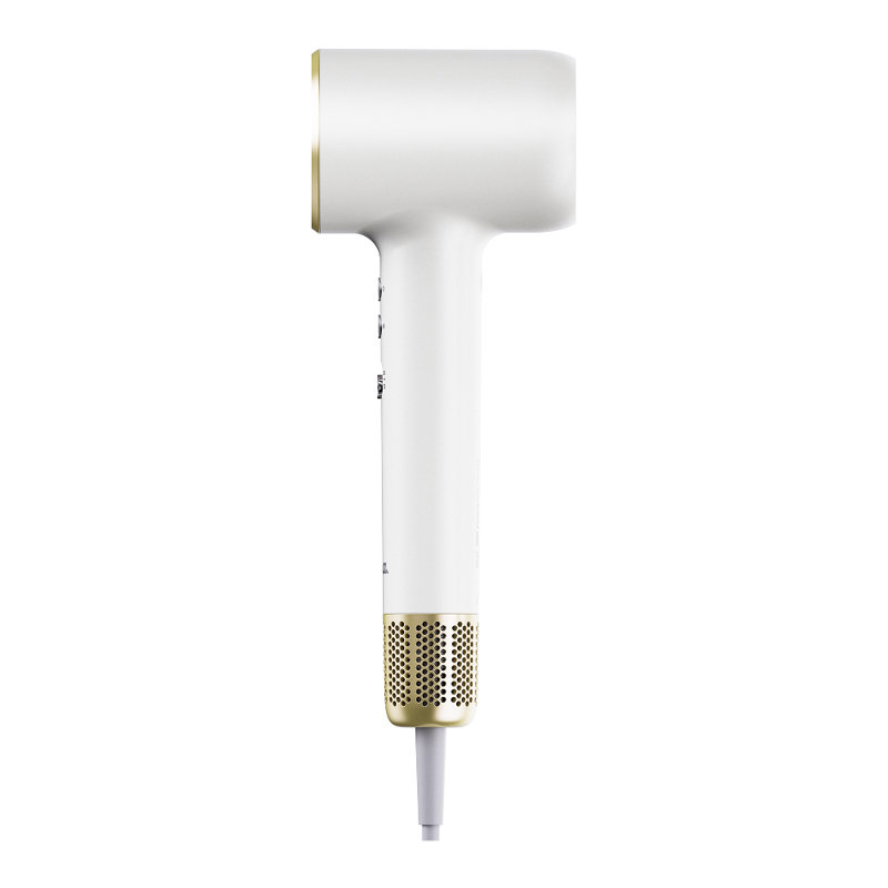 Séchoir à cheveux aromatique ultra-rapide Mera, Doré / Blanc