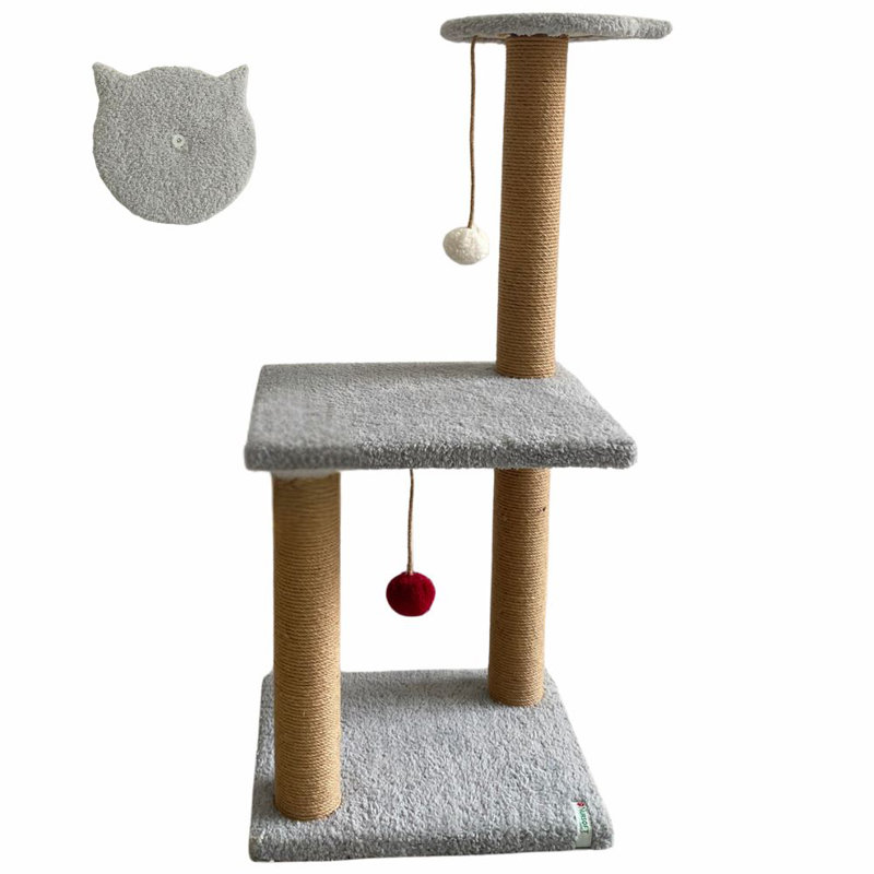 Grattoir pour chat, Gris