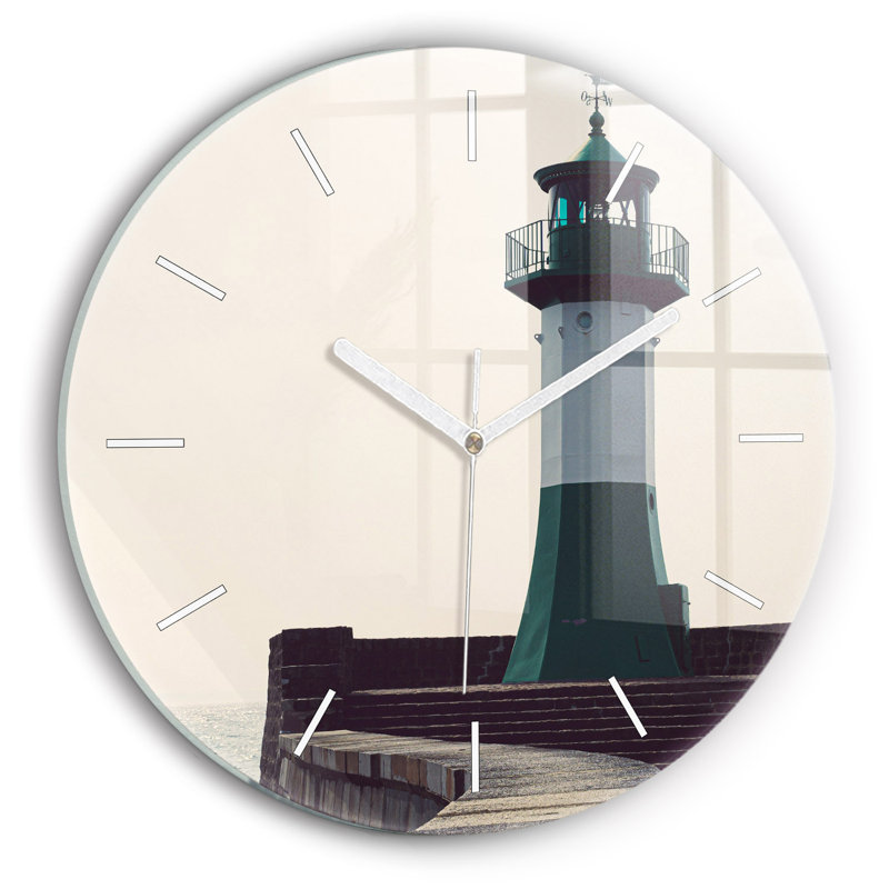Glass Wall Clock