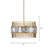 8 - Light Dimmable Round/Oval Chandelier