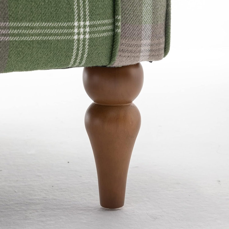 Bouchicas Upholstered Accent Chair, Green
