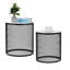 Tables d'appoint rondes en métal Ronaya-2076671245