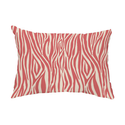 Animal Print Outdoor Reversible Throw Pillow