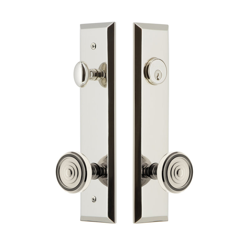 Ensemble d'entrée complet Fifth Avenue, Nickel poli, 2,375 po