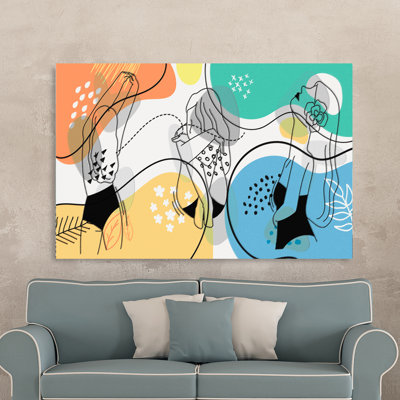 " Boho Ladies 408 " Painting Print