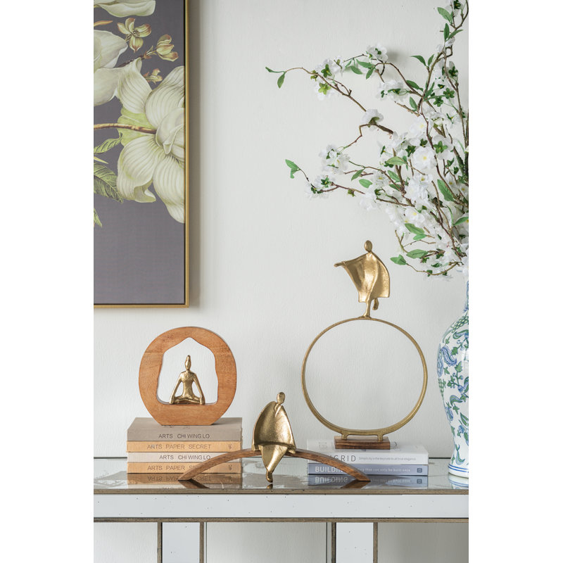 Silver Mirror Floral Pattern Rectangular Coffee Table