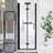 31-30"X 72" Bifold Shower Door, 1/4" Tempered Glass, Matte Black Aluminum Frame, Explosion Proof Film