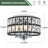 Jashaun 4-light Crystal Flush Mount Ceiling Light-227838552