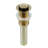 Mokleba Bathroom Sink Pop-Up Drain Without Overflow In Brush Nickel-123261485