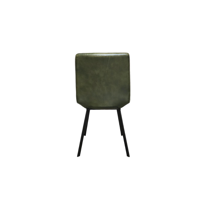 Chaise en cuir Fadak Gabriel, vert