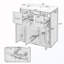 Meuble-lavabo autoportant avec lavabo et tiroirs-684443037